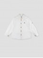 Camisa linho pespuntes