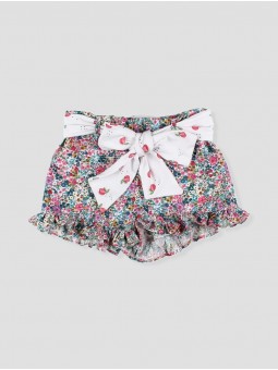 Pantalón corto flores Aveiro