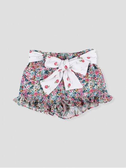 Pantalón corto flores Aveiro