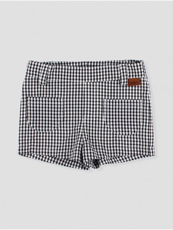 Calça curta Vichy