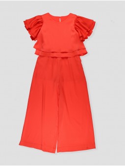 Coral girl jumpsuit