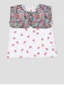 Camiseta estampada maxi cuello