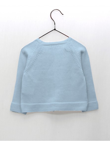 Chaqueta longa punto liso