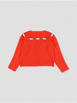 Jaqueta longa com laço