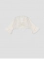 Chaqueta bolero lazo tul