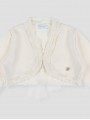 Chaqueta bolero lazo tul