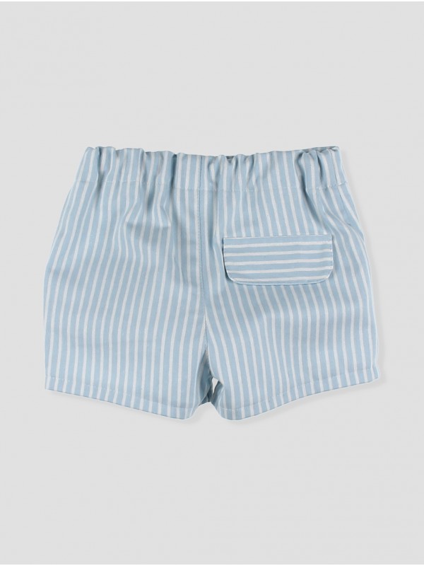 La Toscana Striped cotton shorts