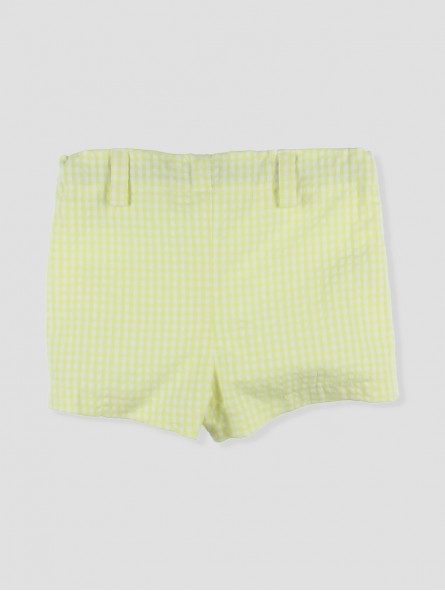 Calça curta Vichy