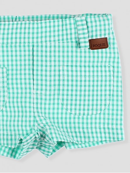 Calça curta Vichy