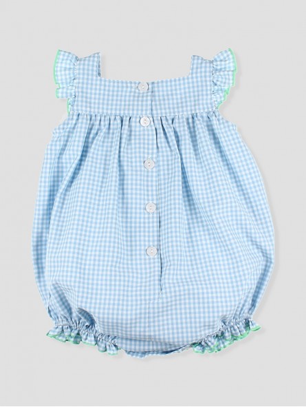 Baby gingham Santorini