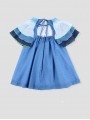Girls' blue plumeti