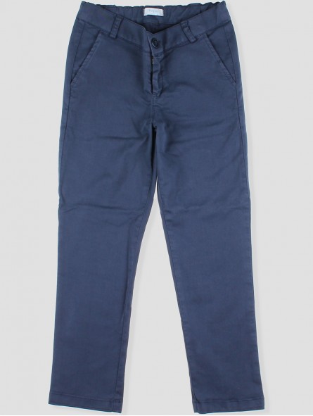 Long basic canvas trousers