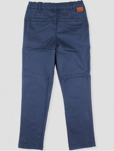 Long basic canvas trousers