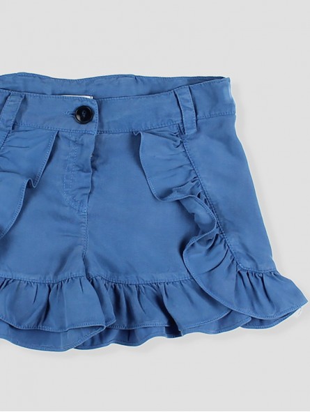 Girls' ruffled shorts