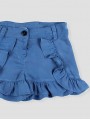 Girls' ruffled shorts