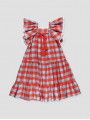 Tokio long checkered dress