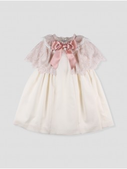 Vestido efecto capa Roma