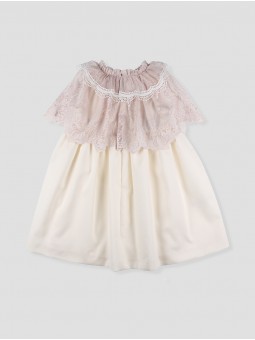 Vestido efeito capa Roma