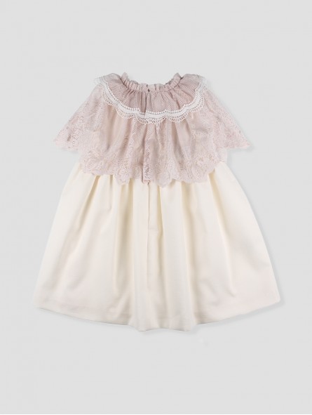 Roma cape effect dress