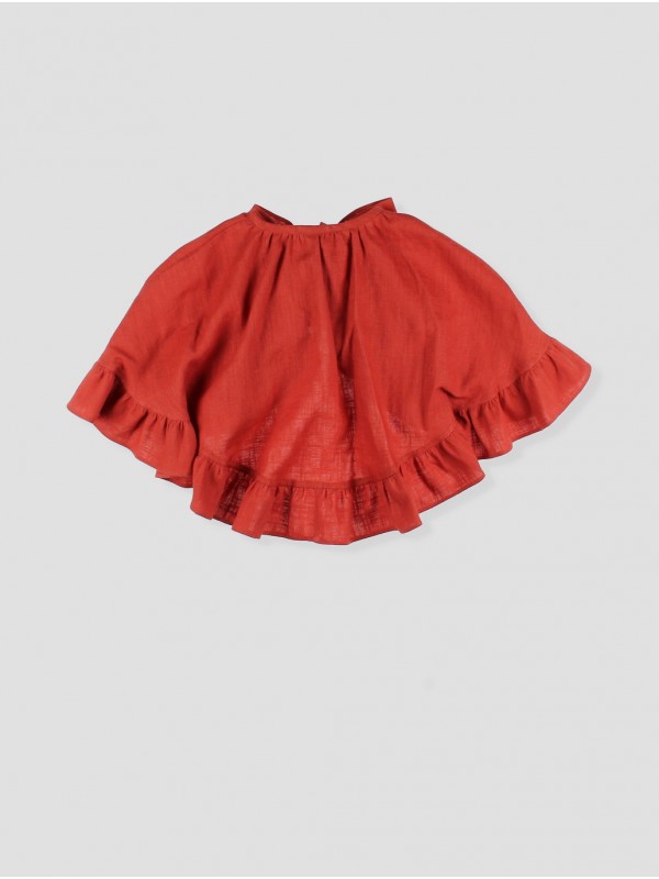 Cape with bow