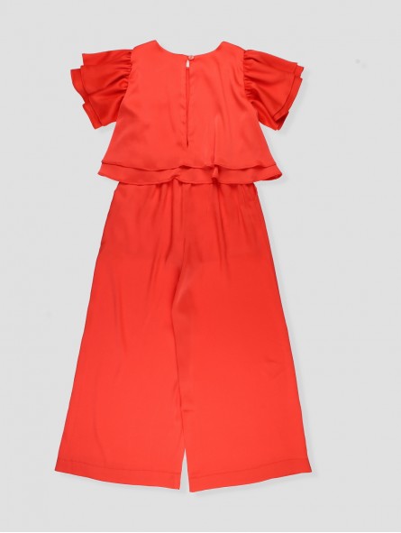 Coral girl jumpsuit