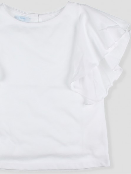 Camiseta con volantes