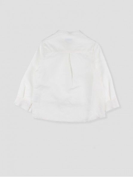 White linen shirt
