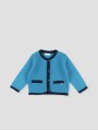 Teba-style baby boy knit jacket