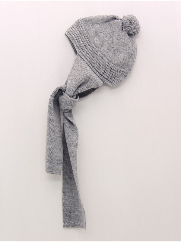 Gorro bufanda con pompón