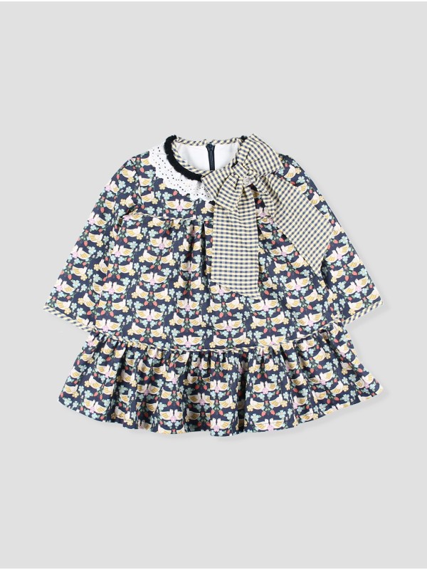 Vestido estampado Lluvia