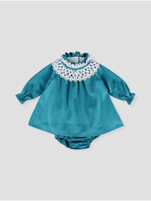 Aurora Boreal baby girl with bloomer