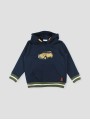 Sudadera com capucha dois cavalos
