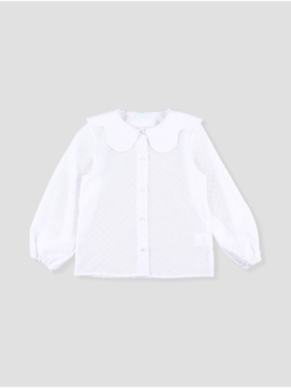 Blusa plumeti pescoço ondas