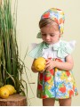 Tulips collection baby girl dress and bloomers Tulips collection baby girl dress and bloomers