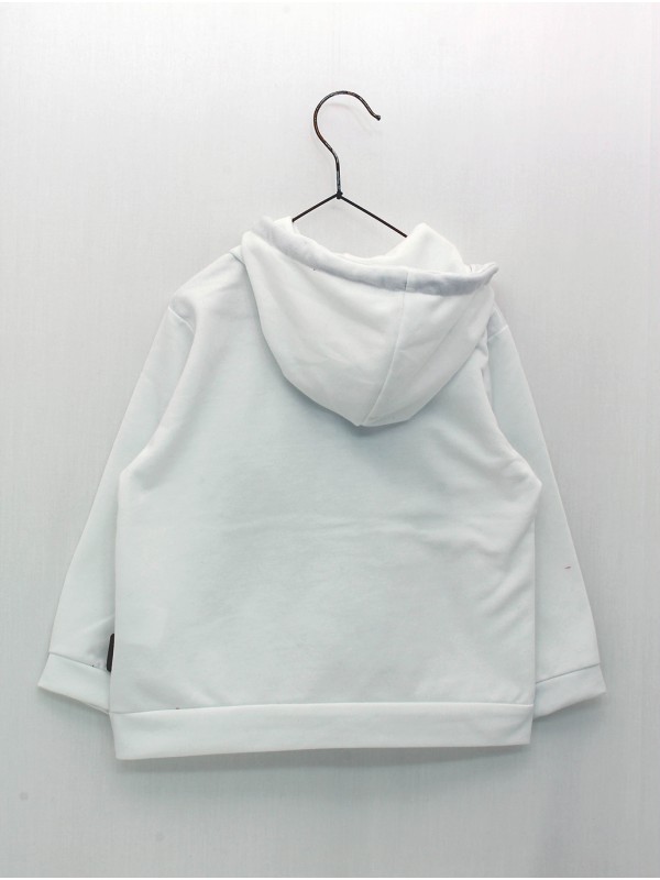 Sudadera con capucha estampado tractor