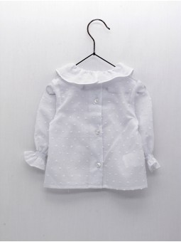 Blusa plumeti cuello volante