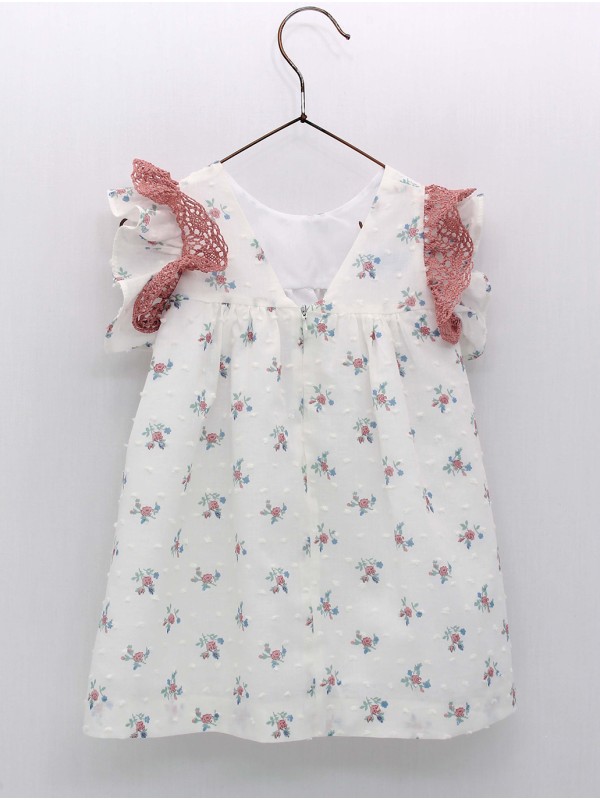 Vestido Plumeti Estampado Flores