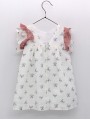 Vestido Plumeti Estampado Flores