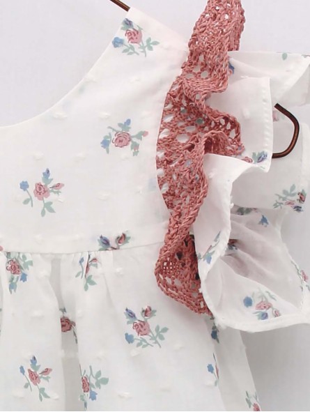 Vestido Plumeti Estampado Flores