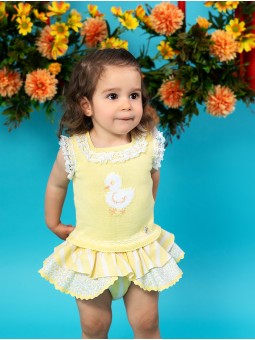Campiña Inglesa baby girl set