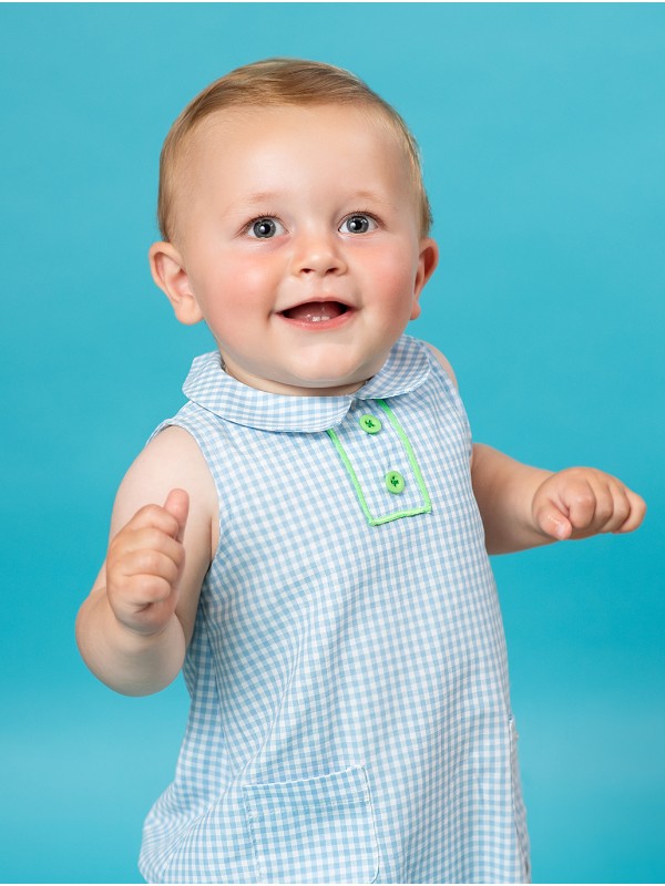 Santorini baby romper