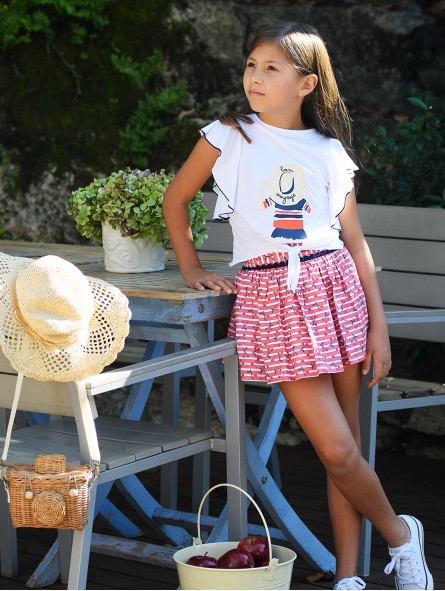 Paris girl skirt