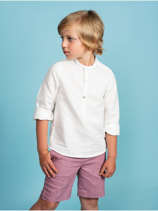 Pantalón corto Lino