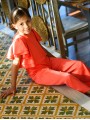 Coral girl jumpsuit