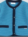 Teba-style baby boy knit jacket