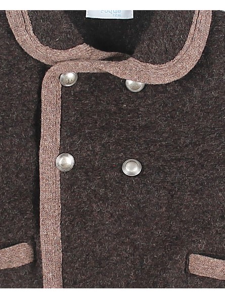 Austrian-style coat with piping