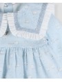 Arrullo baby girl dress with bloomers