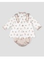 La Montaña baby girl dress with bloomers