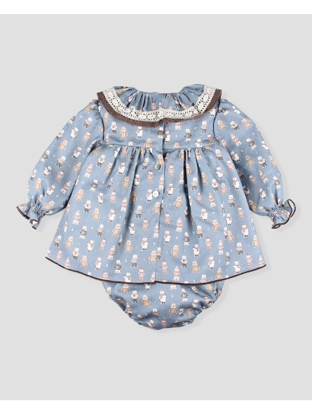 La Cabaña baby dress with bloomer