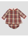 Calabaza baby dress with bloomer